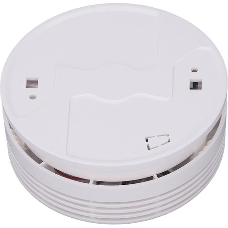 Détecteur de fumée à piles, boîtier en ABS ignifugé, alarme de détection de fumée avec capteur photoélectrique (1/5)