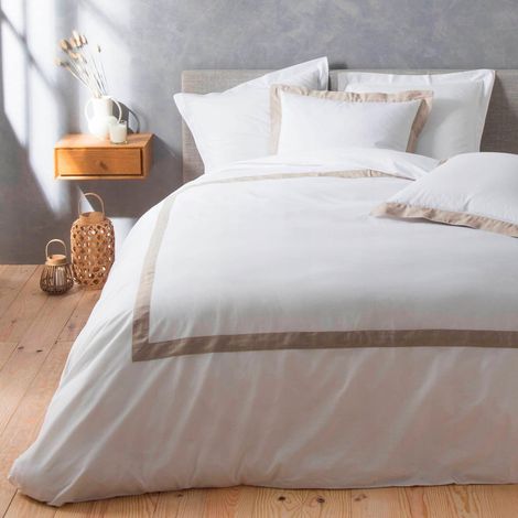 Set di biancheria da letto Lauraline bianco 240x220 cm