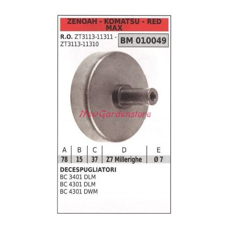 Campana frizione ZENOAH decespugliatore BC 3401 DLM  4301 DLM DWM 010049
