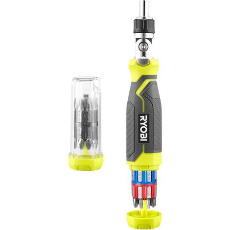 Ryobi Ratcheting Screwdriver & Screw Bits (35pc) RHSDSMR35-P (1/5)