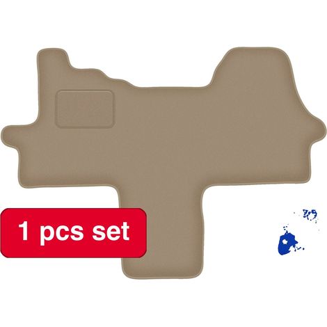 Tapis de sol, sur mesure, matériau synthétique, Beige (1/5)