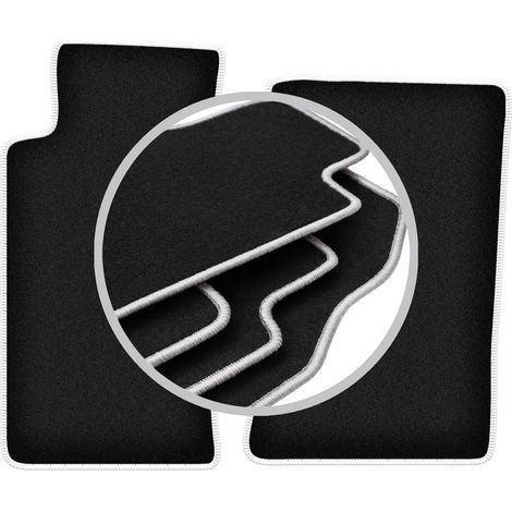 Tapis de sol Carlux argentés pour : Mazda MX-5 II NB cabriolet (1998-2005) (1/5)