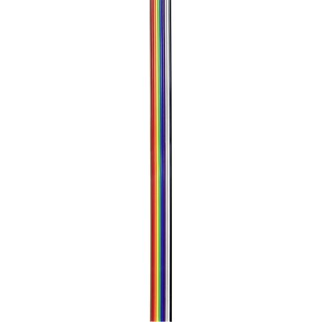 TRU COMPONENTS TC-7638572 Cavo dati Passo: 1.27 mm 20 x 0.125 mm² Multicolore 10 m (1/2)