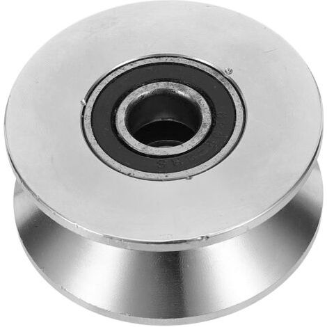 Hochleistungsfähige U-Nut-Rolle aus Edelstahl für Schiebetüren, Metallrolle für Scheunentore, geräuscharme Hängeschienenrolle für den privaten und gewerblichen Einsatz