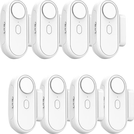 Pack 8 Alarme Porte Commerciale 120dB Antivol Capteur Alerte Forcée pour Magasin Entrepôt Bureau Détection Intrusion (1/5)