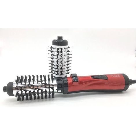 DOUBLE BROSSE SOUFFLANTE ROTATIVE TOURNANTE A BRUSHING 1000 Watts 2 têtes (1/4)