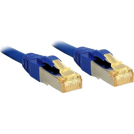 Câbles réseau et DAC LINDY Cat.7 Patch Cable S/FTP PIMF LSOH Blue 7.5m (1/4)