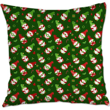 Housse de coussin 45x45 cm en polyester cachée zippée pour chambre à coucher salon décoration de la saint-valentin (1/5)