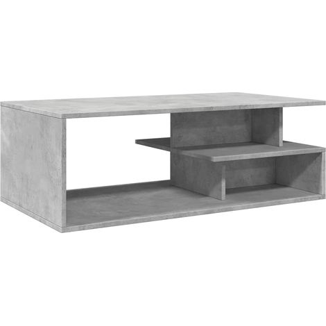 Maison Exclusive - Tavolino Salotto Grigio Cemento 102x55x35 cm Legno Multistrato