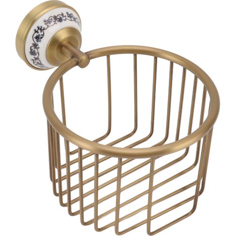 Ein robuster, schlichter und schöner Toilettenpapierkorb fürs Badezimmer, ein Toilettenpapierhalter. (1/5)