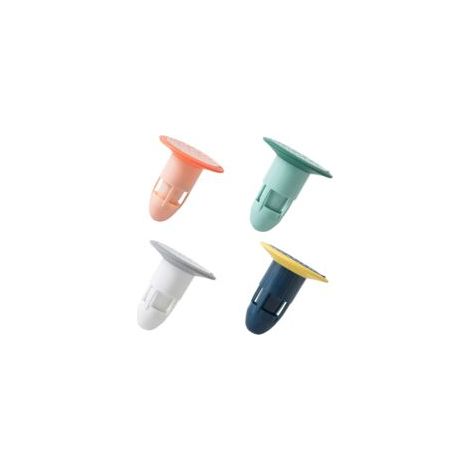 Set di 4 scarichi per pavimento doccia, scarico a pavimento deodorizzante a 360°, resistente agli odori, N-Crezuo