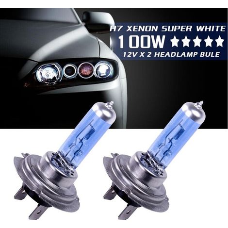 Ampoule halogène H7 12V 100W blanc xénon 6000K GL-FM pour phare de voiture - AquaForge (1/5)
