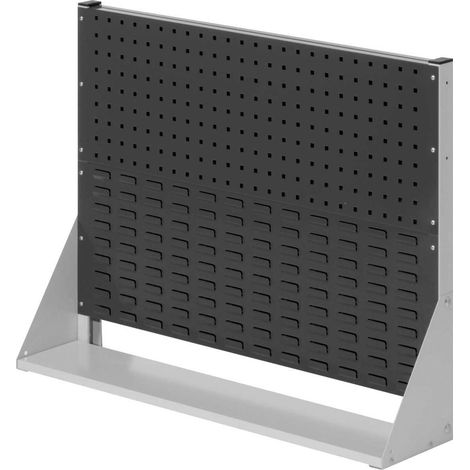 Kappes ®RasterPlan Stellwände einseitig Größe 2 - 1x Lochplatte 1x Schlitzplatte Anthrazitgrau RAL 7035