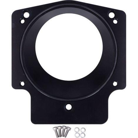 Adaptateur de corps de papillon de collecteur d'admission de 3,6 pouces, entretoise adaptée pour GM GEN III LS1 LS2 LS6 LSX LS4noir (1/5)