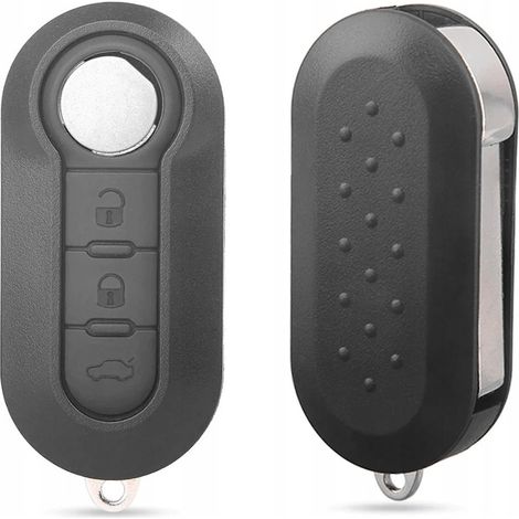 Porte-clés couteau suisse avec 3 boutons pour Opel Combo D, boîtier de clé noire, accessoire de voiture