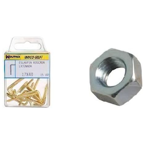 Tuerca Hexagonal Zincada M8 (15 unidades)