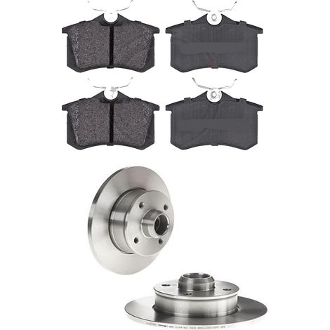 KIT FRENI POSTERIORI compatibile con VW POLO III CLASSIC (6V2) - DISCHI + PASTIGLIE OEM: P 85 017 / 15962 , 17192 /SOSTITUZIONE DIRETTA/BASSA POLVERE/SILENZIOSO (1/5)