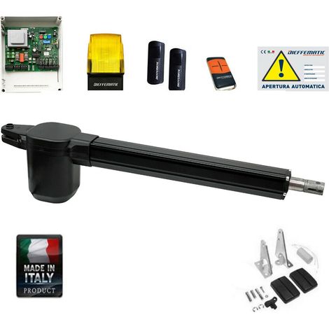 Kit Attuatore Bhe 1 Motore Elettrico 230v 220v 500mm Pistone Cancello Battente