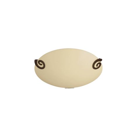 JASMINE cm 42 Gancio Ricciolo Marrone