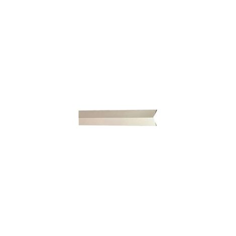 PROFILÉ D'ANGLE ALUMINIUM BLANC 1 M 20 X 20 X 1 MM - 877N