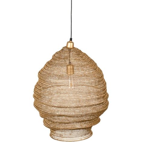 Suspension, Suspension taille L Lena Laiton en Metal, BOITE A DESIGN