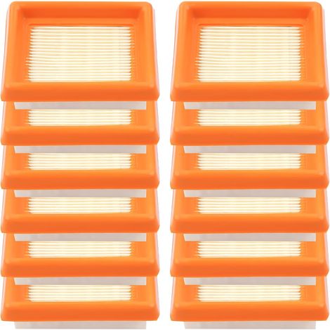 Kit de filtros de aire LinDuxe de 12 piezas para desbrozadora Stihl FS120, FS200, FS250, FS300, FS350, FS400 y FS450. Piezas de repuesto OEM 41341410300. Accesorios. (1/4)