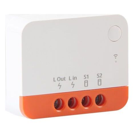 Interrupteur sans fil Wi-Fi MINIR4, micro-interrupteur intelligent bidirectionnel, mode relais détachable, contrôle par application, compatible avec Alexa et Google Home, 10 A/2200 W (1/5)