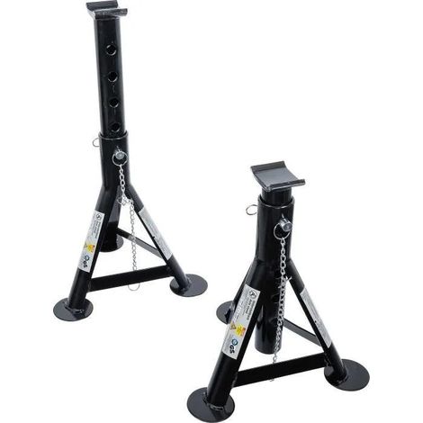 Cavalletti supporto bgs diy regolabili 1500 kg nero