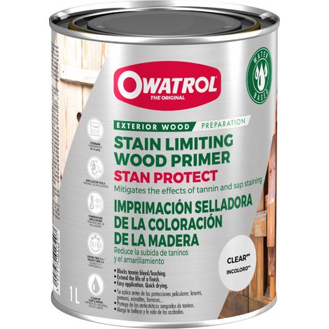 Pre-tratamiento aislante para madera Owatrol STAN PROTECT  1 litro (1/2)