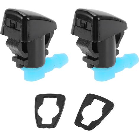 Washer Nozzle For Grand Cherokee 2005 Durable No.68260443Aa Front Windscreen Spray Nozzles Wiper Jet Black Abs 2 Pieces (1/5)