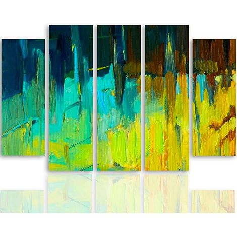 Tableau paysage abstrait 2 - 100 x 70 cm