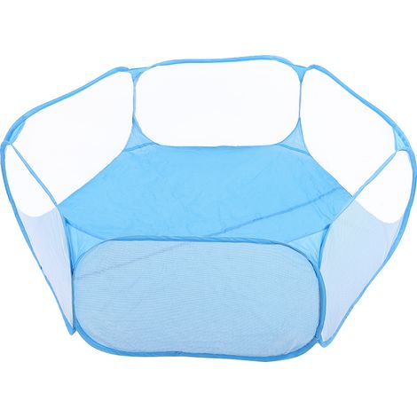 Parc Portable de Petits Animaux de Compagnie Tente Transparente de Cage de Lapin Chat Chiot pour Extérieur (1/4)