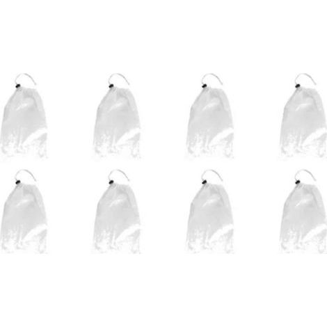 Lot de 8 sacs pour aspirateur de piscine, sacs de nettoyage de feuilles, sacs de nettoyage de piscine, filet à feuilles à mailles fines pour aspirateur (1/5)
