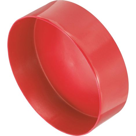 Embout Caoutchouc 170mm Rouge 50mm Hauteur Embouts de Tuyau Ronds en Vinyle, en Plastique, pour Tubes, Clôtures, Poteaux, Meubles, Rampes (1/5)