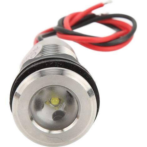 Lampe de pont encastrée en acier inoxydable 316, étanche IP68, 1 pouce, 12 à 24V, pour escaliers, patios, sols, piscines, allées, blanc (1/5)