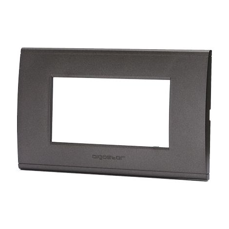PLACCA COPRIFRUTTI ABL - NERO POSTI 4 MM 140X85- 8 pezzi