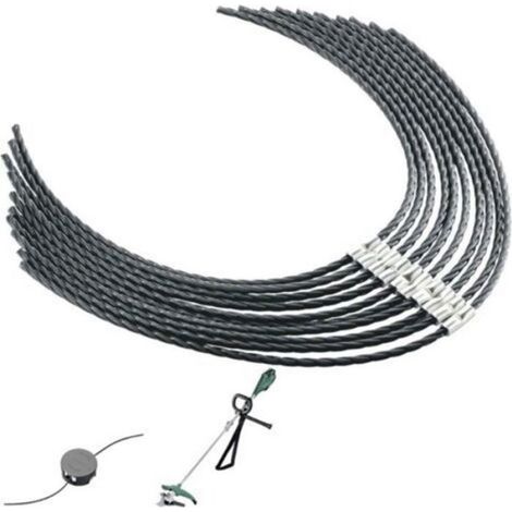 Fil de Coupe Extra Résistant pour Débroussailleuse Bosch F016800431 Bobine de Fil pour AFS 23-37 Filetage de Coupe 37 cm × 3,5 mm (1/3)