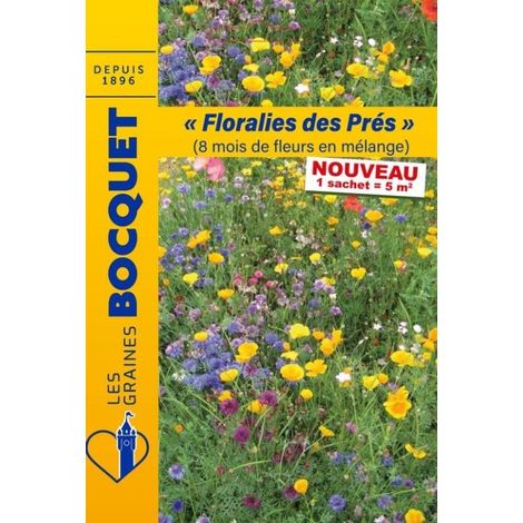 Mélange de graines de fleurs ''Floralies des près'' - 15g