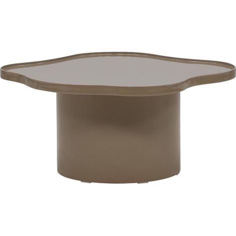 Ilse table basse Ø90 cm brun. (1/4)