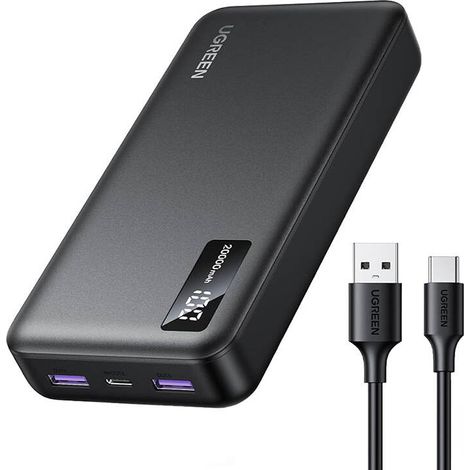 Powerbank 20000mAh Ugreen PB312, PD 20W (schwarz)