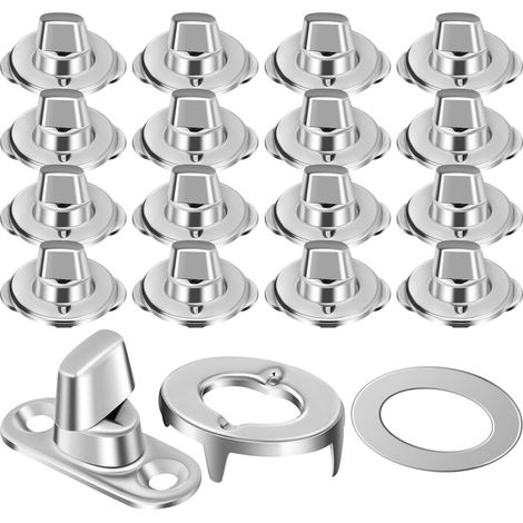 20 Sets Environments Fasteners Furniture Tarpaulin Designed Mounting