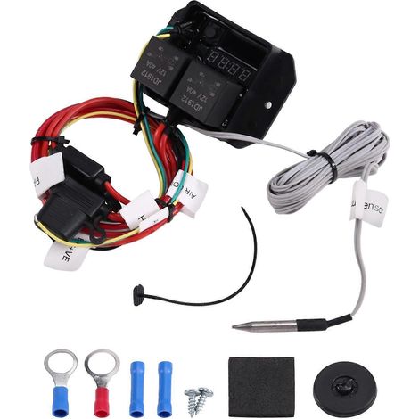 Einstellbarer digitaler Thermostat DC-0444 12V für Kühlerlüfter (1/5)