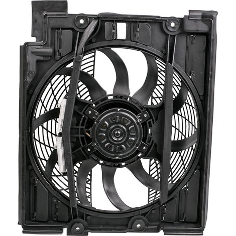 Drucklüfter E-Lüfter Motor 8370993 4-Polig Für BMW E39 520i 523i 525td 528iZusatzlüfter Elektrolüfter Klimalüfter Druckgeblse 64548380780 for BMW E39 528I
