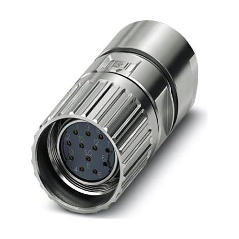 Connecteur circulaire Phoenix Contact série M23 PRO, M23 12 contacts, Vis, raccordement A sertir ( Prix pour 1 )