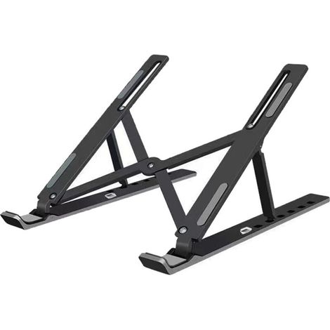 Plastique Support Ordinateur Portable,Laptop Stand, Support PC Portable en Plastique & Silicone Antidérapant (1/5)