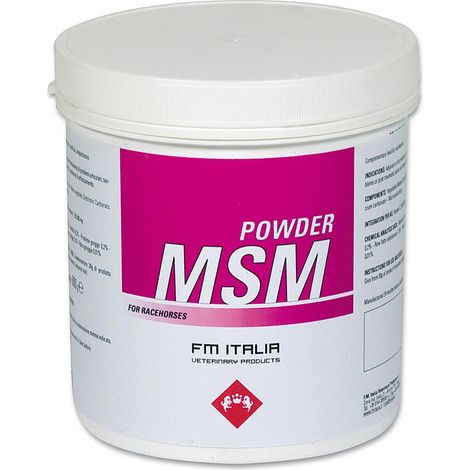 MSM POWDER mangime complementare in polvere per cavalli sportivi 600g