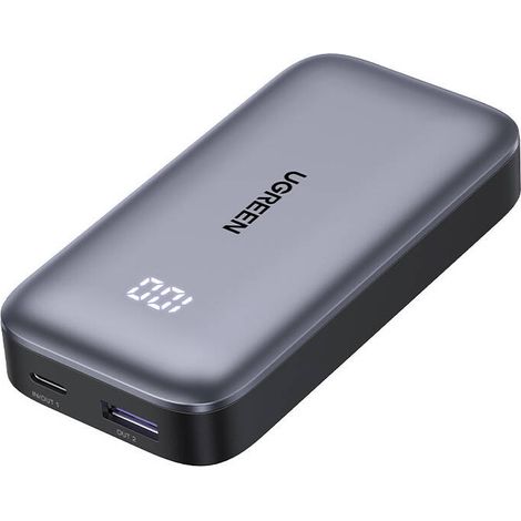 Batería externa Ugreen PB502-25185 10000mAh Mini Carga rápida 30W Gris (1/5)