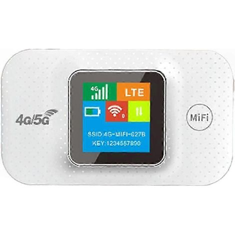 Tragbarer 4G-LTE-Router mit SIM-Kartensteckplatz, drahtlosem WLAN-Zugangspunkt und Modem-Repeater zur Erweiterung der Reichweite mobiler Geräte (1/5)