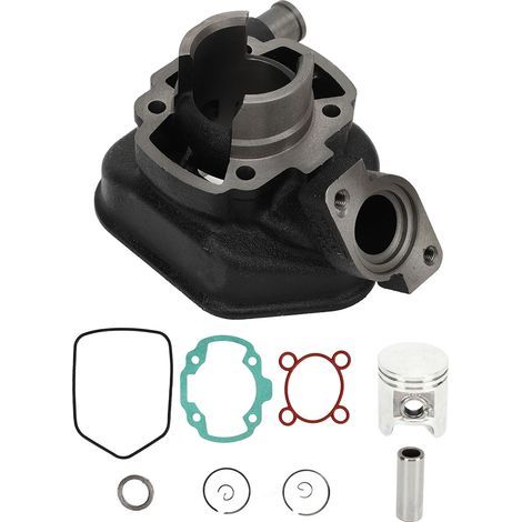 Motorrad-Zylinder-Kolben-Kit, 50cc Motor-Zylinder-Kolben-Kit 40mm Durchmesser Ersatz-Dichtungsring-Set für Speedfight 3/4 2-Takt. (1/5)