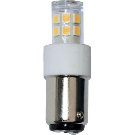 Ampoule LED B15 compatible machine à coudre 2.1W, 240V, 269 lumens, 3000K blanc-chaud - Tibelec (1/7)